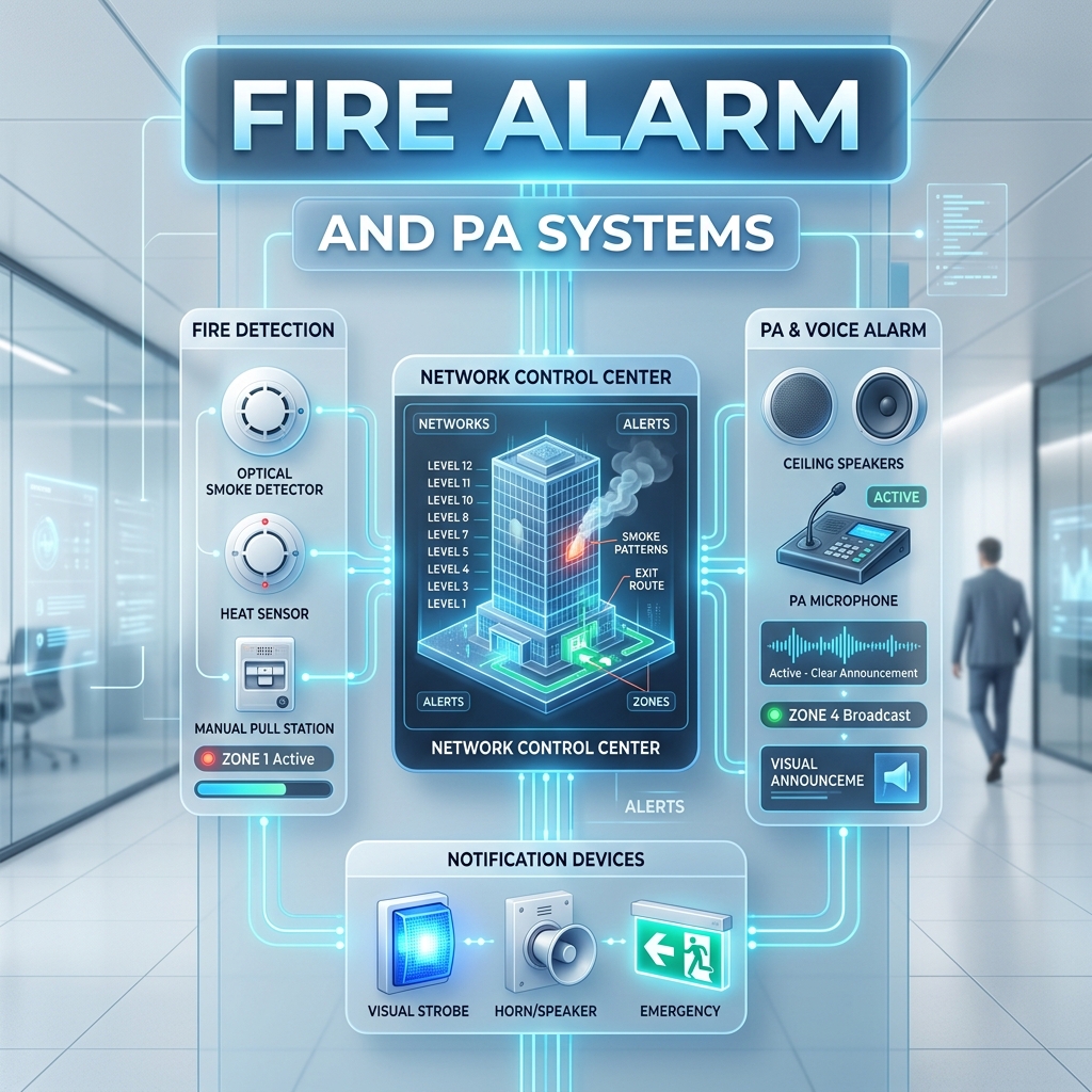 Fire Alarm & PA System